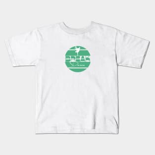 Breakdance teal green Kids T-Shirt